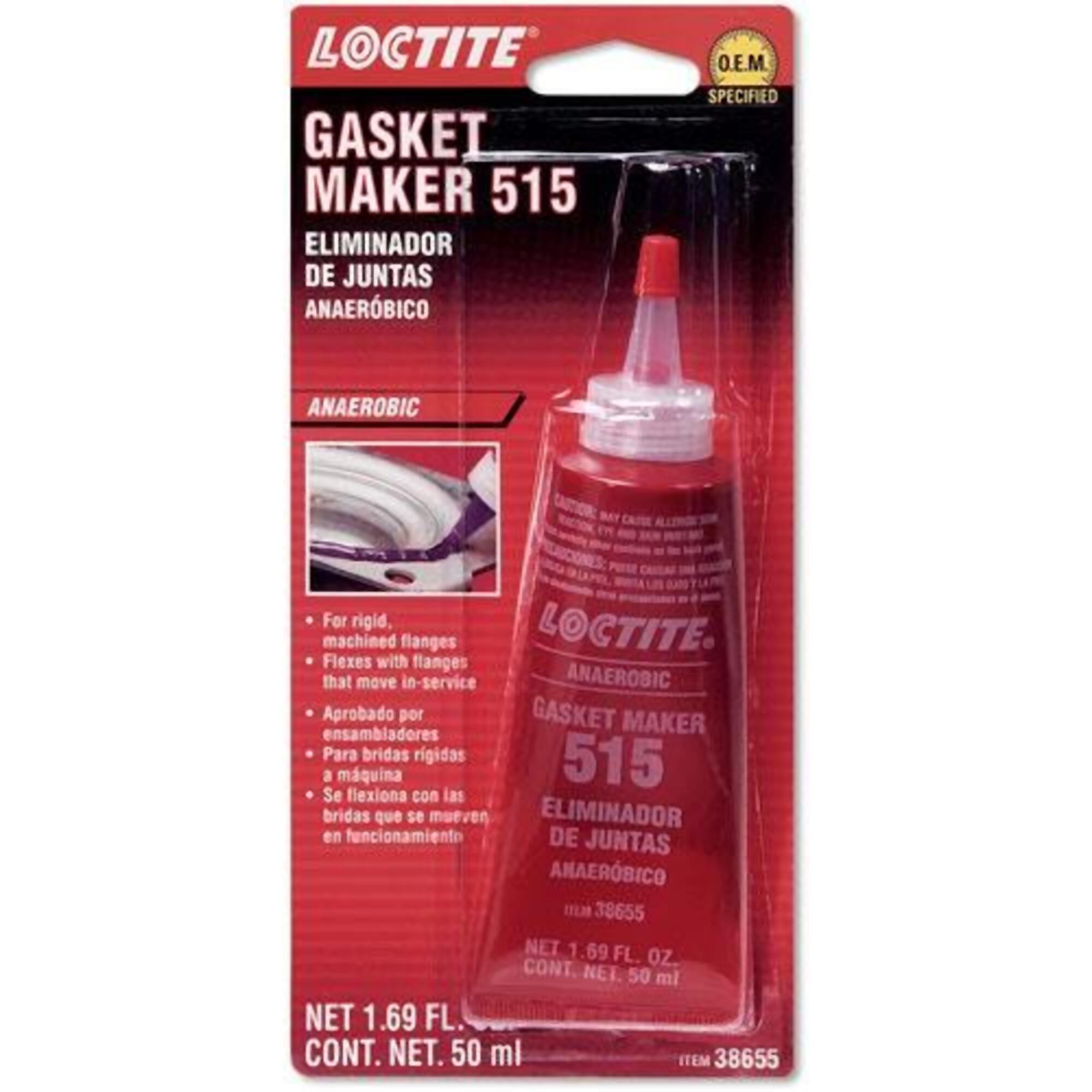 Loctite 515 Gasket Maker for Rigid Flanges 50ml Tube